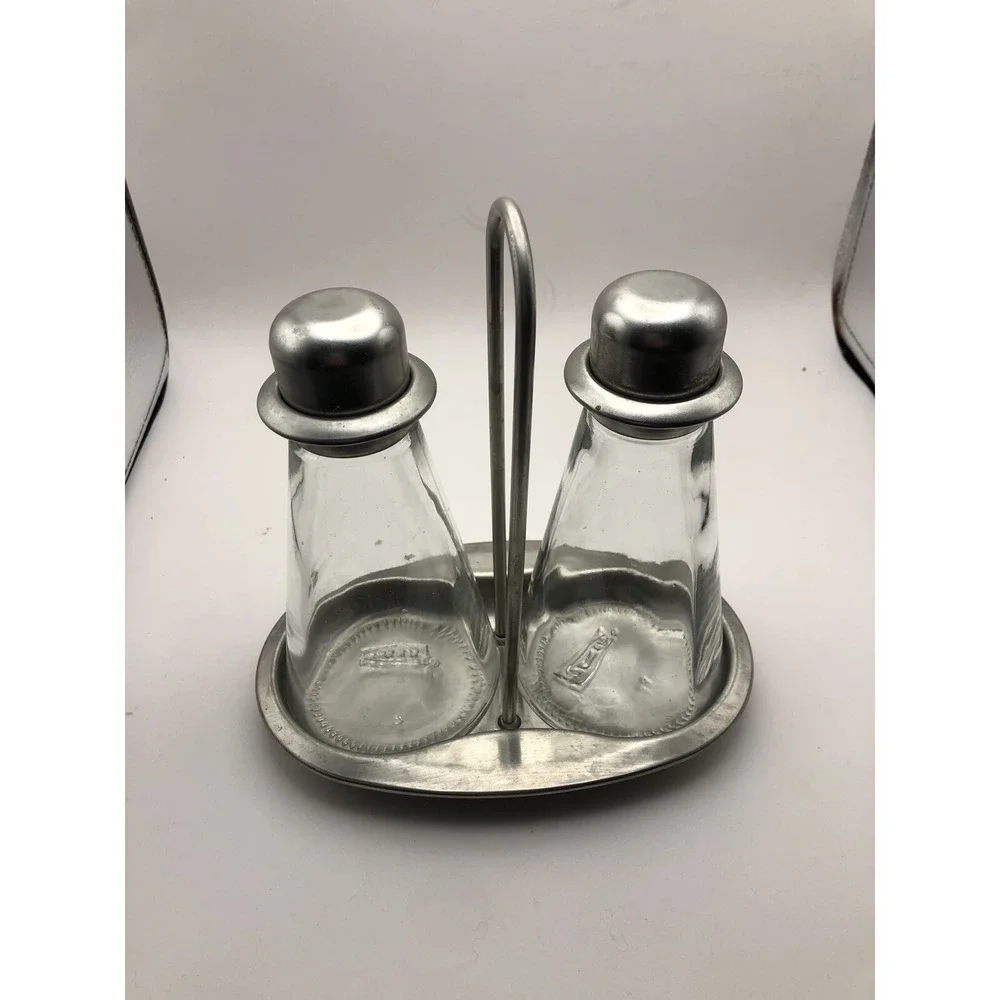 Oil And Vinegar Bottles With Holding Tray From Ikea